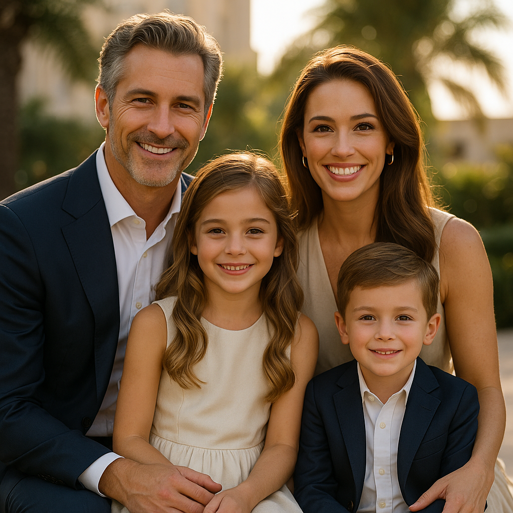 Elite family receiving premium ABA therapy